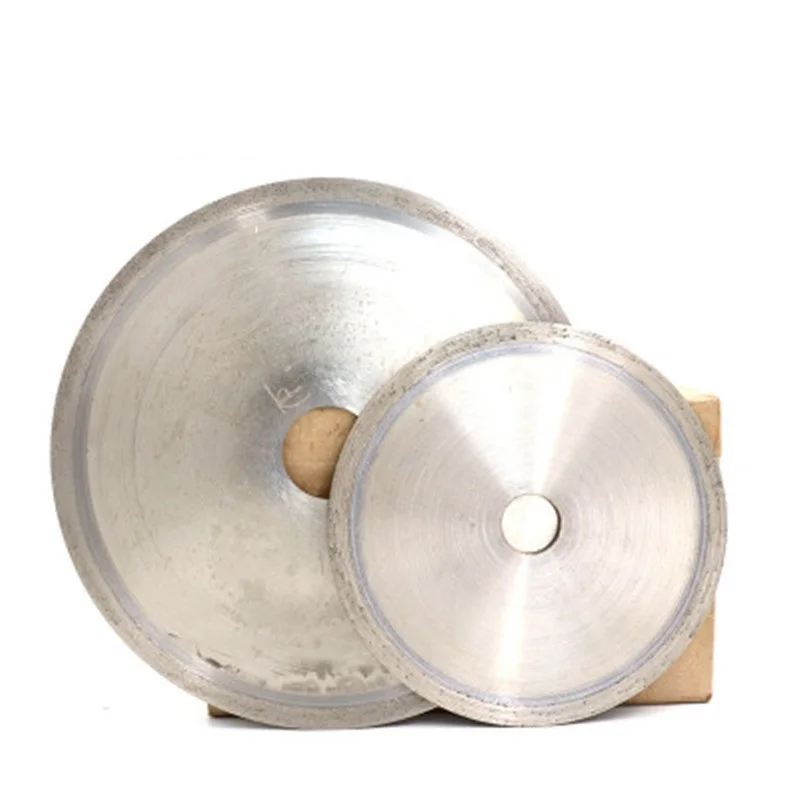 Imagem -02 - Ultra-fino Diamante Circular Saw Blade Corte Arbor Disc Cortar Discos Jade Ágata Gems Ferramentas de Corte e Polimento Jade 1pc