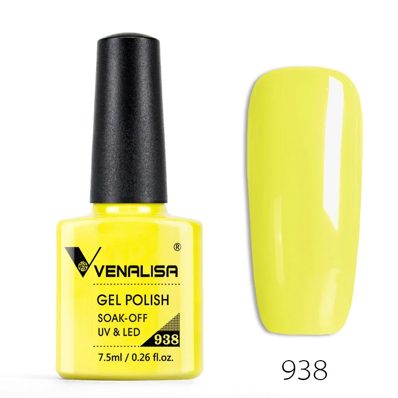 # 61508 Venalisa Gel Nail 7,5 ml Top Coat Top Base Coat Foundation voor UV Gel Polish Beste op Ali Nieuwe Stijl Nagellak Vernis
