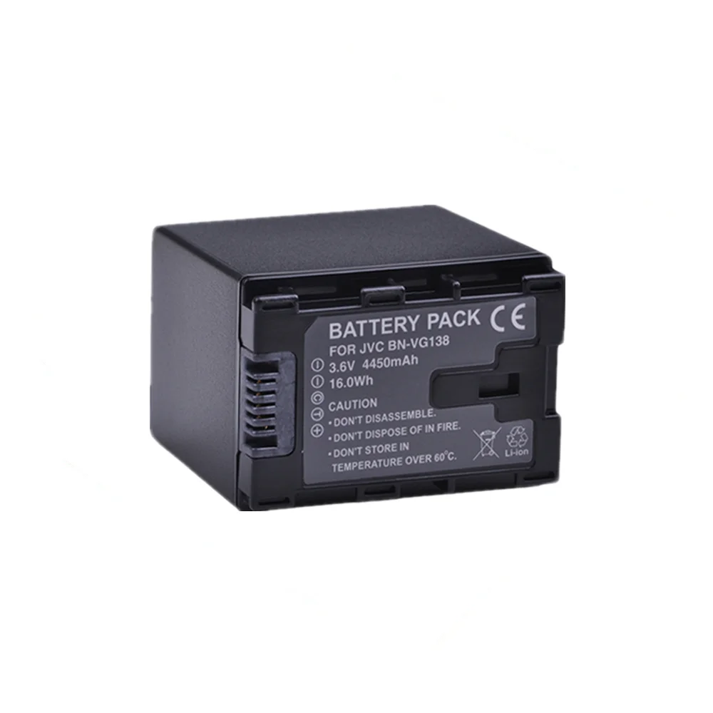 4450mAhBN-VG138 Replacement Battery+Dual USB ChargerVC Everio GZ-E10 GZ-E100 GZ-E200 GZ-E300 GZ-E505B GZ-E515B GZ-EX250 GZ-EX355