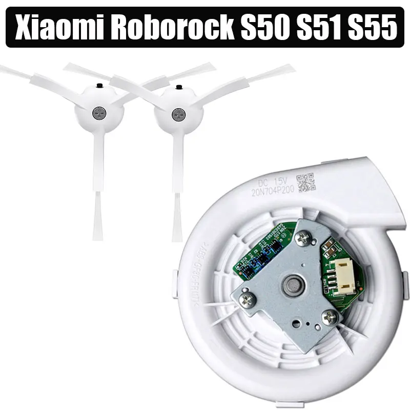 XIAOMI-Roborock S50 S51 로봇 청소기 예비 부품용 팬 사이드 브러시, 신제품
