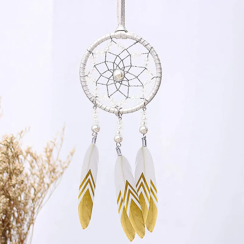 10/20 قطعة الذهب بطة الريش لتقوم بها بنفسك التطريز الديكور قبعة الزفاف الريش لصنع المجوهرات dreamcatchers أعمدة crafts10-15CM