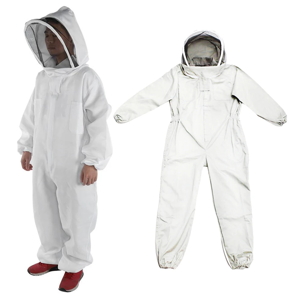 Professional Beekeeper Suit Ventilated Full Body Beekeeping Bee Keeping Suit Hooded Beekeeping Coat New