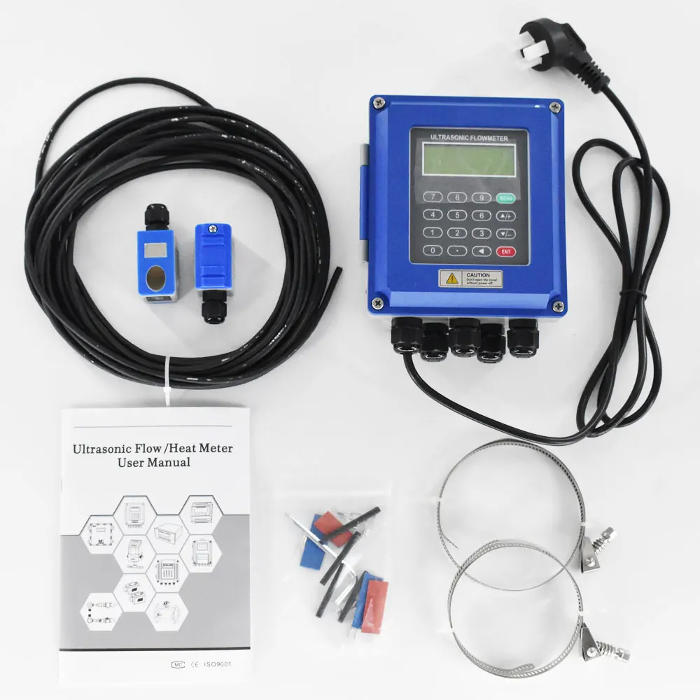 Ultrasonic liquid flow meter RS485 New generation TUF-2000B digital flowmeter DN25mm-DN100mm