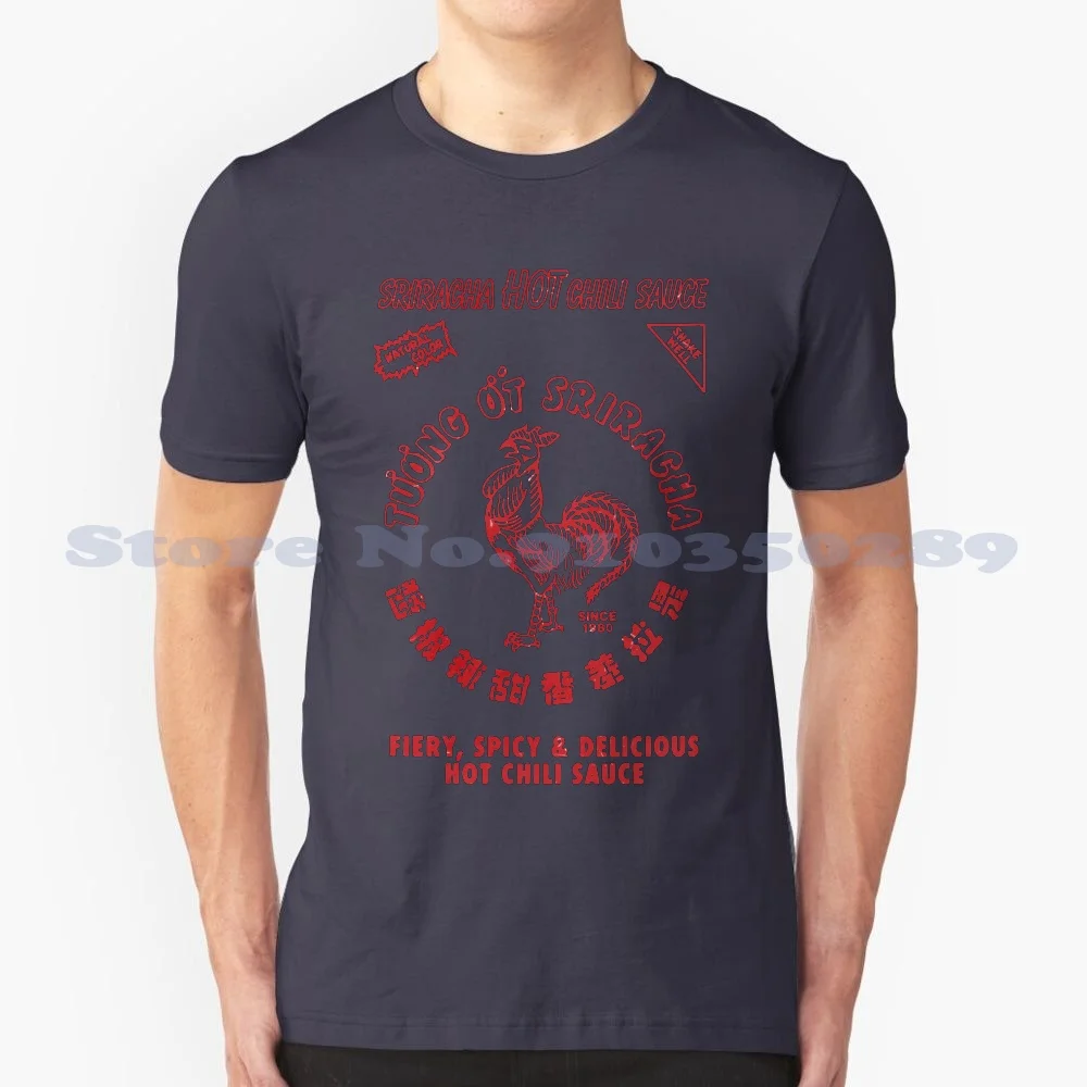 Sriracha Sauce With Worn Effect Fashion Vintage Tshirt T Shirts Sriracha Sriracha Sauce Chili Logo Pop Culture Sauce Hot Spicy