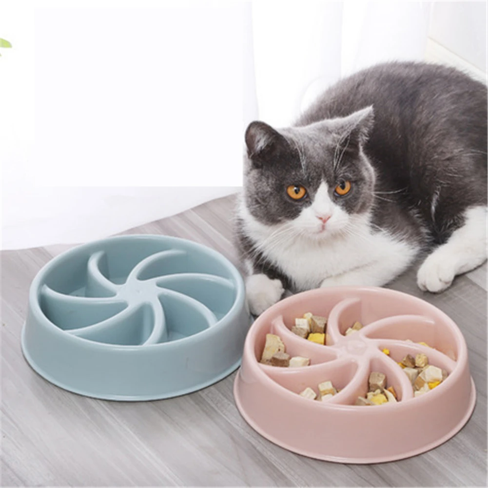 Pet Eating Slow Dog Bowl Anti Choke Cat Feeding Food Feeder Proof Maze Healthy Diet Puppy Prevent Obesity Dishes Pets Supplies