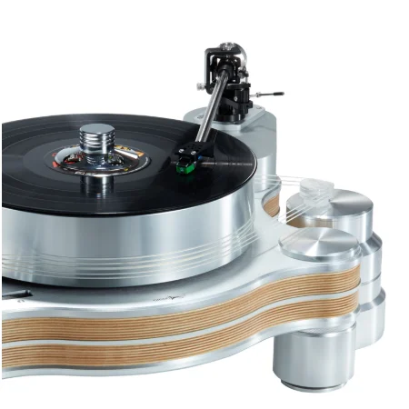 مشغل تسجيلات الفينيل Amari LP-32S، الرفع المغناطيسي مع Tonearm، خرطوشة، قلم، قمع القرص