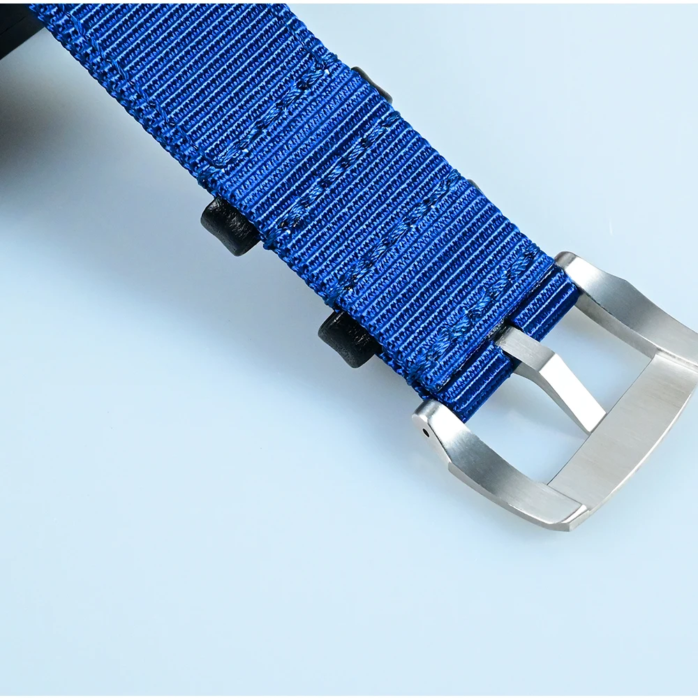 San Martin Watch Straps 20mm 22mm Watchband Fashion Rivet Stitching Quick Release Spring Bar Self Made Premium Pin Buckle Loops