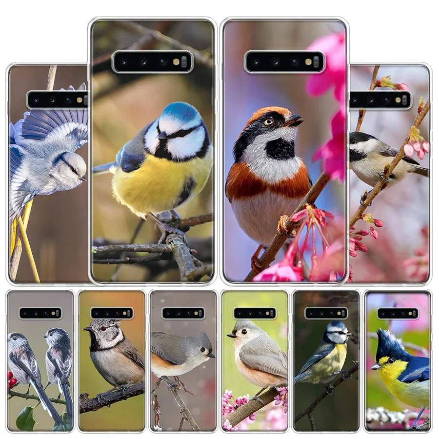 Magpie bird Phone Case For Samsung Galaxy S24 S23 S22 Ultra S21 S20 Fe S10 Plus S10E S9 S8 + Shell Coque