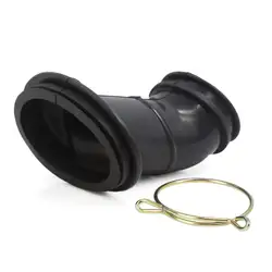 uxcell Motorcycle Spare Parts Black Rubber Air Filter Connector Adapter Fits for CG125