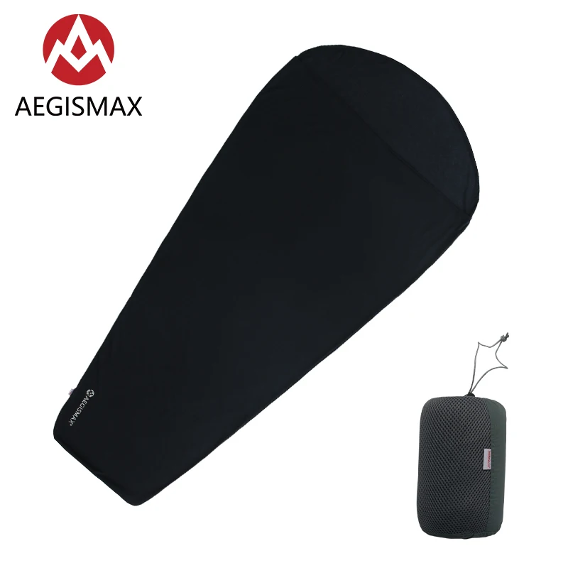 AEGISMAX Thermolite Warming 5/8 Celsius Sleeping Bag Liner Outdoor Camping Portable Single Bed Sleeping Sheet Lock Temperature