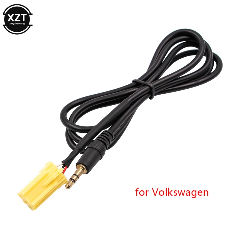 مشغل صوت ستيريو للسيارة مفتاحين راديو ، محول كابل رصاص لمدخل السيارة Aux ، مع Fiat Grande punde ، Al-fa #3