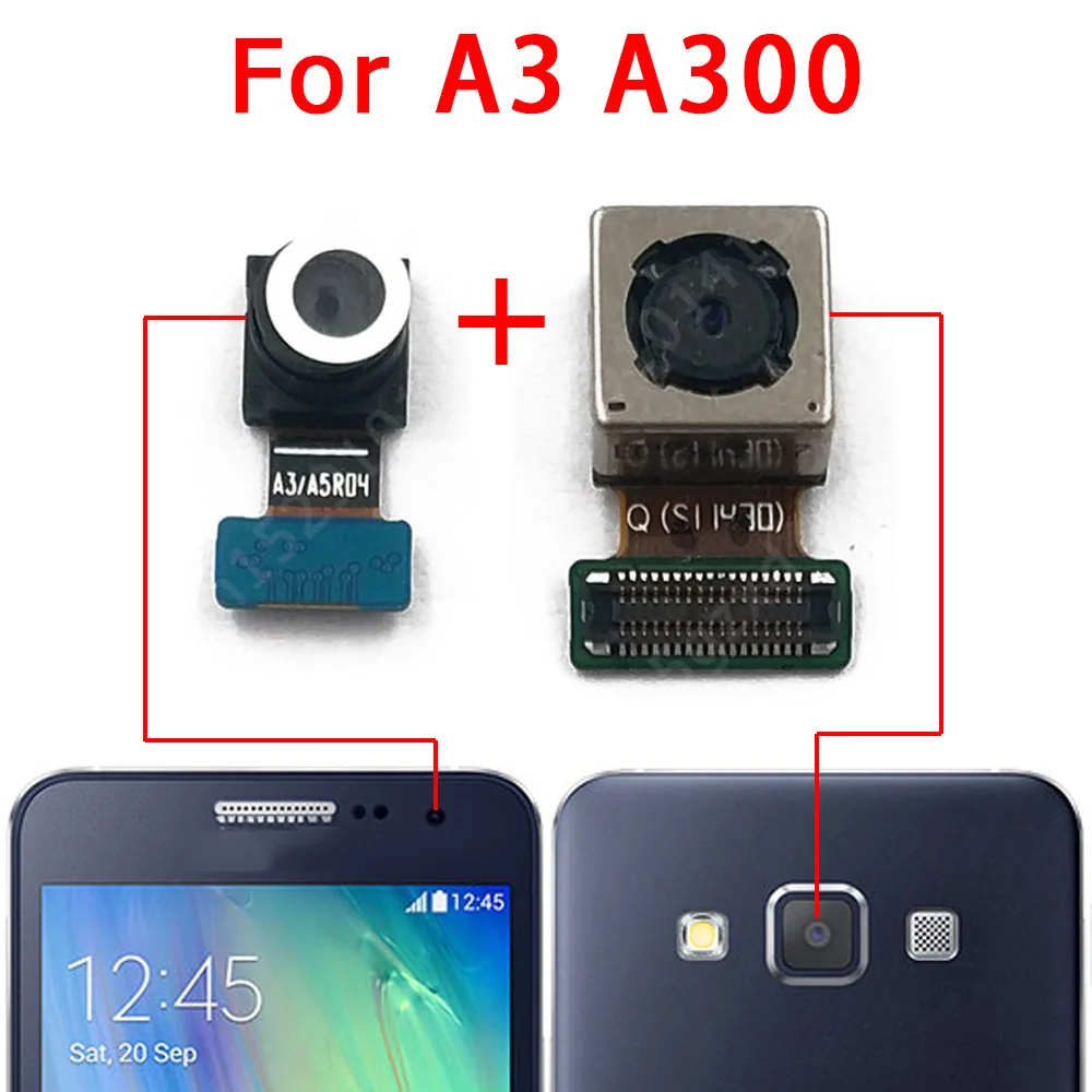 Front Back Camera for Samsung Galaxy A3 2016 2017