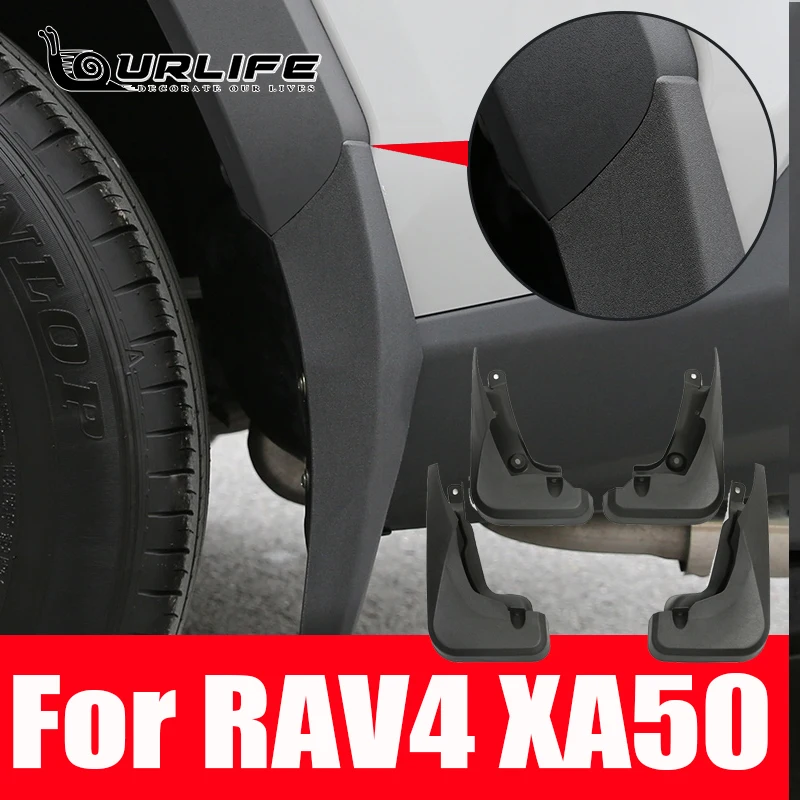 Full Cover Mud Guards for Toyota RAV4 2020 2021 2022 2023 2024 XA50 XA 50 Front Rear Mudflaps Splash Guards MudGuards Flap