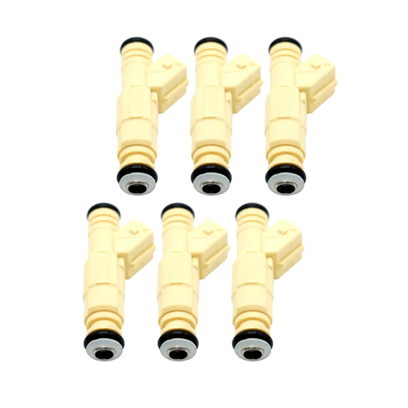 6PCS 0280155811 0280155737 NEW 36lb Fuel Injectors For Ford GM V8 LS1 LT1 5.0 5.7 L 380cc Chevrolet Buick Pontiac 3.8L V6