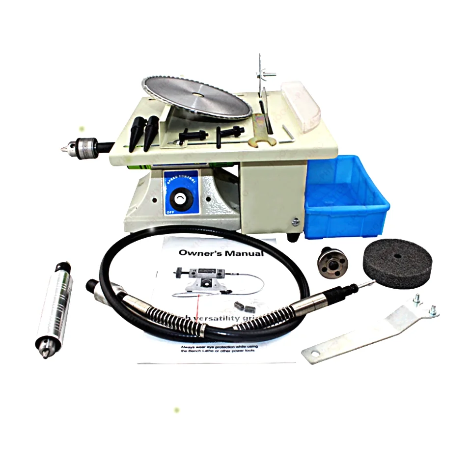 Multi-functional Mini Jade Table Saw Carving Grinding Polishing Machine Drilling Cutting Rotary Tools & Accessories DIY 220V