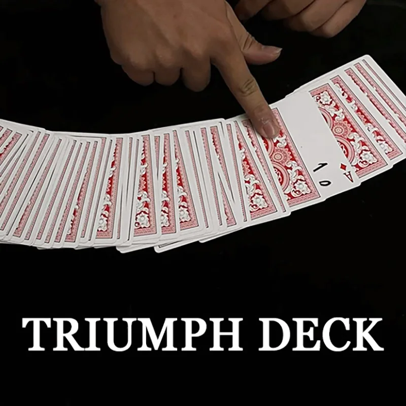 Triumph Deck Empire Keeper Magic Tricks Find The Chosen Card Magia Close Up Street Illusions Gimmicks Props Comedy Mentalism