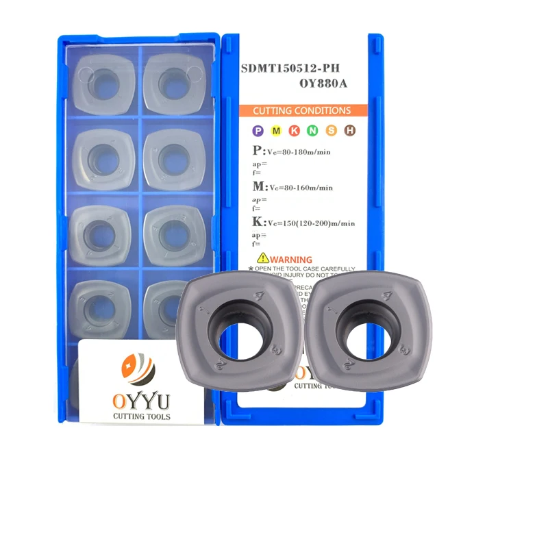 BEYOND ما وراء SDMT150512-PH SDMT120512-PH OY880A مربع الخام تغذية سريعة طحن إدراج SDMT 120512 150512 آلة خرط تعمل بالتحكم الرقمي بواسطة الحاسوب قاطع كربايد أداة