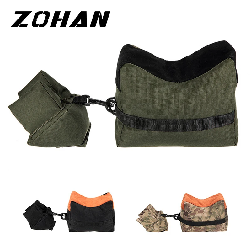 ZOHAN Sniper Shooting Bag Gun Front Rear Bag Target Hunting Unfilled Stand Accessories Outdoor Tack Driver Rifle Support Bag