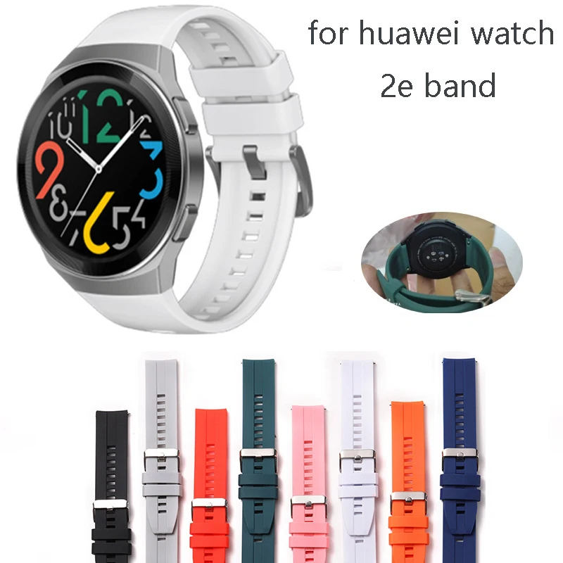 

Silicone sport band for Huawei Watch gt 2e 46mm GT 2 Strap Bracelet For Honor magic Watch2 46mm Strap 22mm watchband Accessories