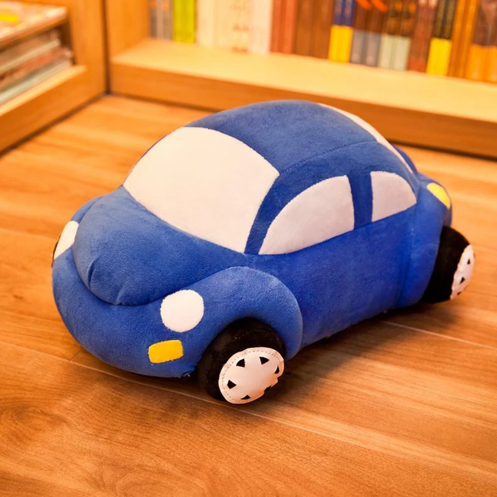 Coche de simulación de 35CM, faros de juguete de felpa, cuatro ruedas, coche pequeño multicolor, enviar regalo de cumpleaños para niño, desarrollar el coche Hobby