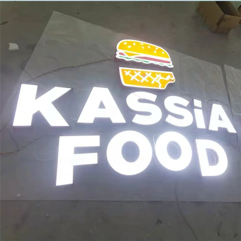 Factory Outlet Custom Outdoor Frontlit Acrylic LED letters signs for shop, led luminous signs,3d letter light sign