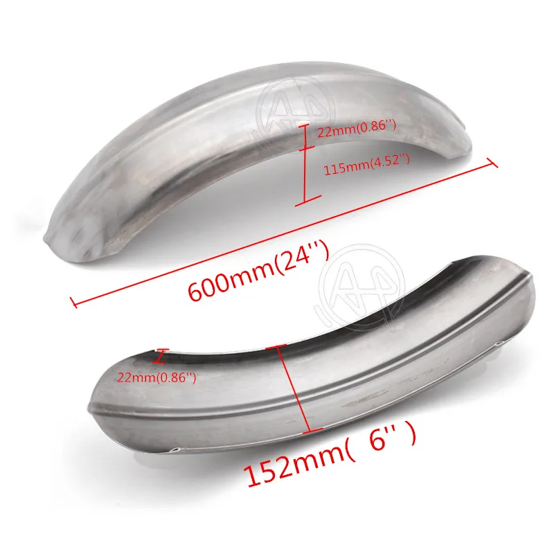 6\'\' Metal Rear Wheel Fender for Chopper Bobber Cafe Racer Motorcycle Rear Wheel Cover Rear Wheel Fender Mudguard