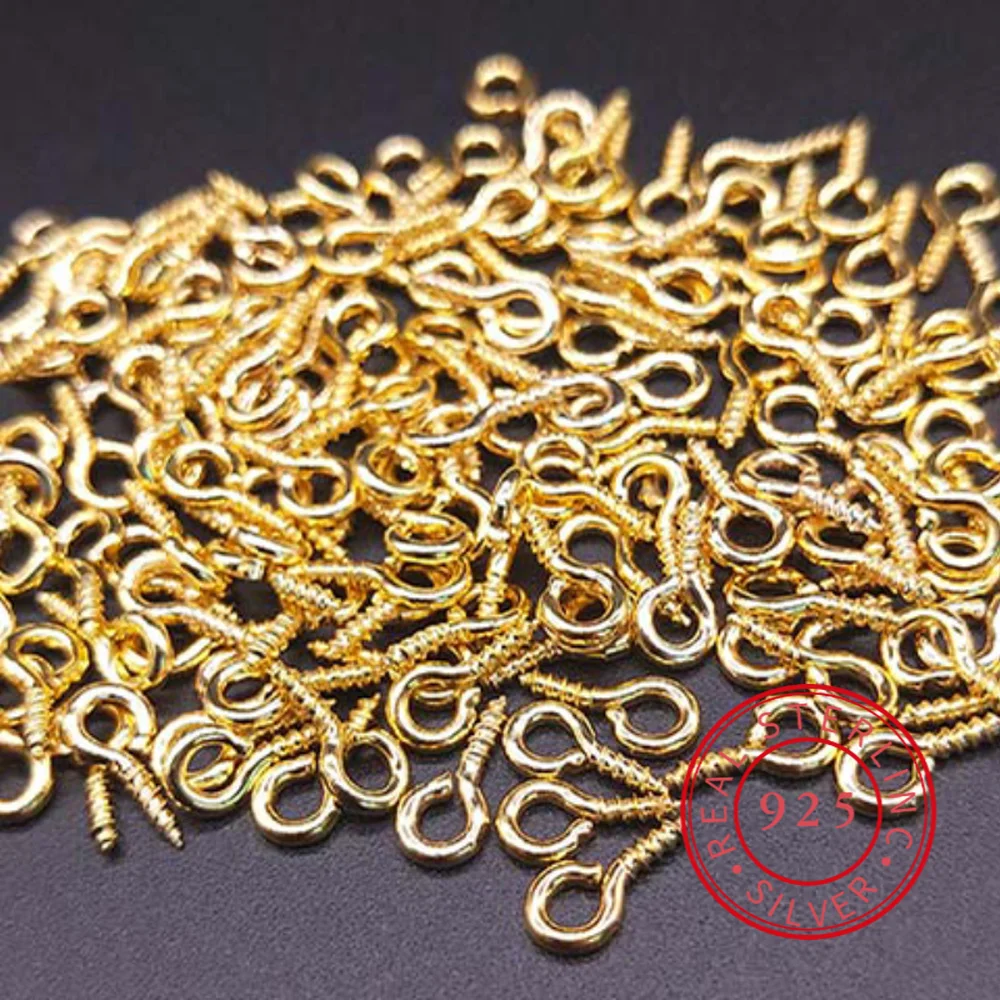 

100 шт./партия, винты для изготовления ювелирных изделий