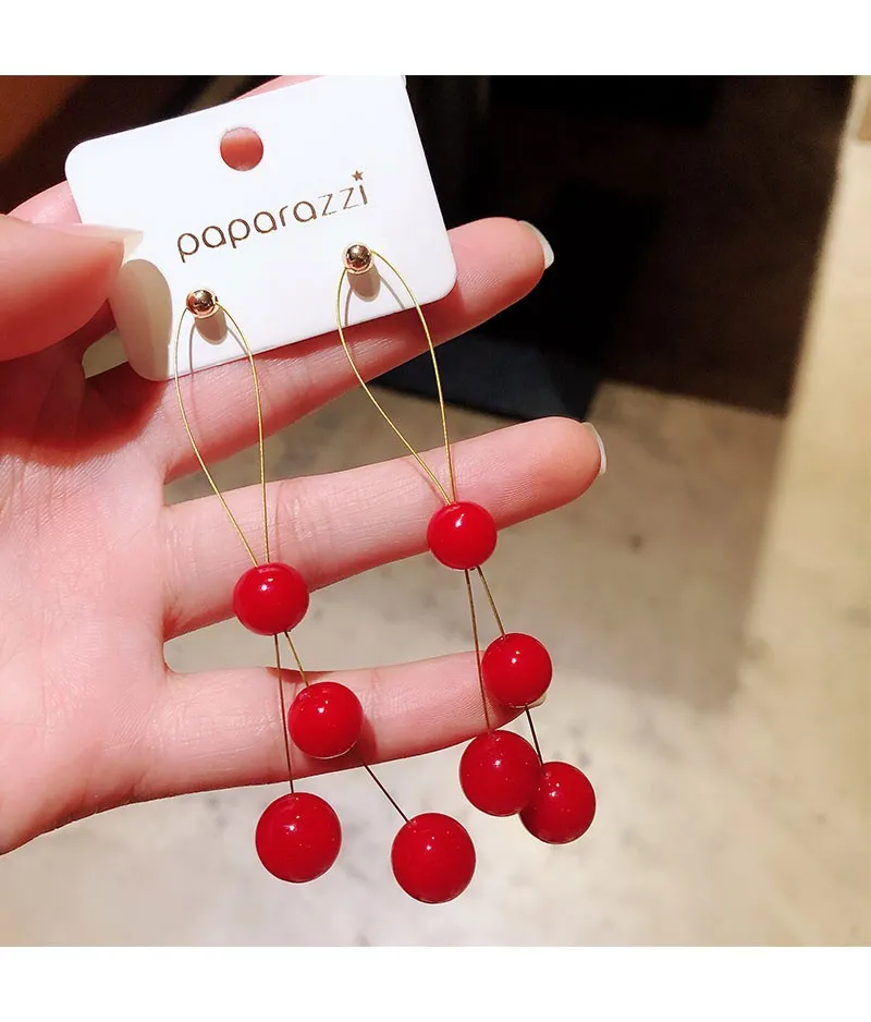 S925 الفضة إبرة اللؤلؤ شرابة خيط صنارة صيد الصليب أقراط ، رقيقة الوجه مزاجه عالية الجودة البرية الأقراط الطويلة مجوهرات Brincos #6