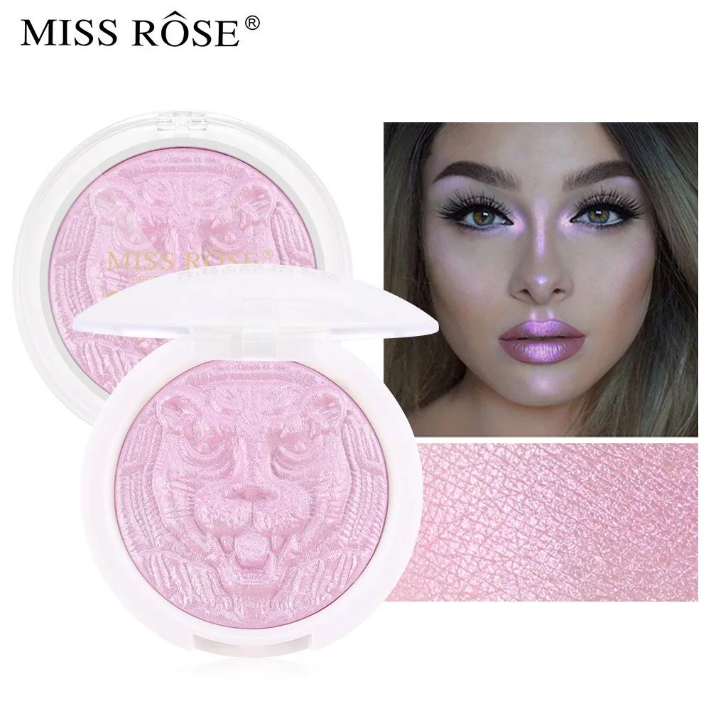 Miss Rose Leeuw Diamant Hoogglans Gezicht Neus Shadow Lichaam Drie-Dimensionale Verhelderende, hot Selling Make-Up Hoogglans Poeder