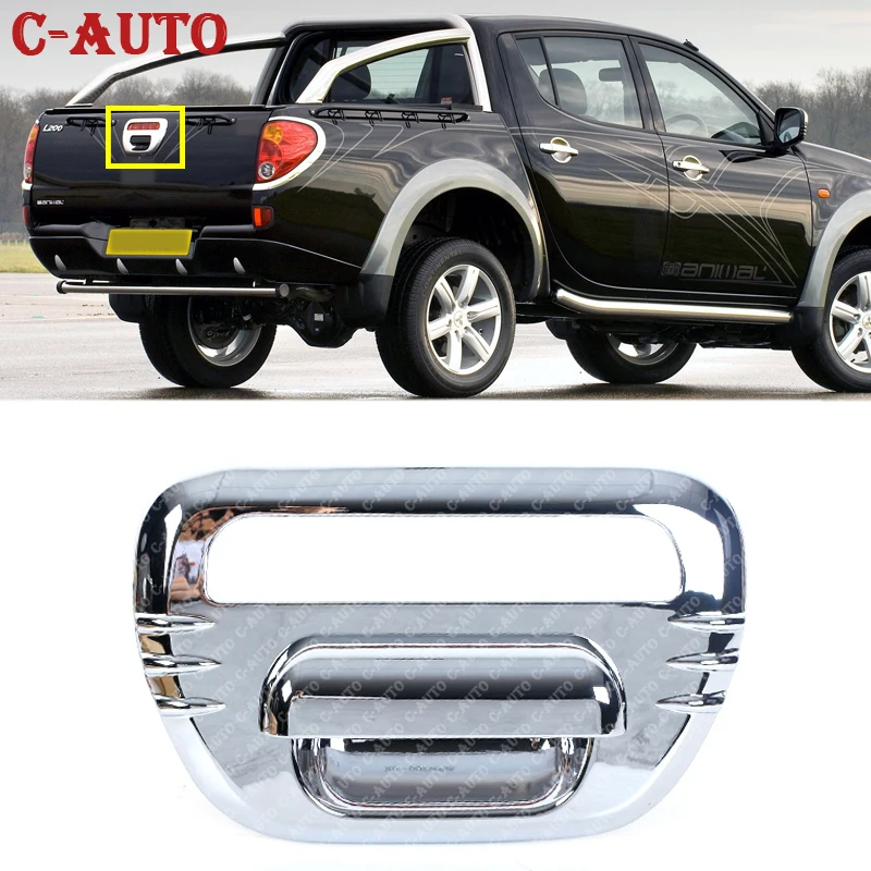 Car Tail Gate Cover Plate Rear Gate cover For Mitsubishi L200 Triton 2006 2007 2008 2009 2010 2011 2012 2013 2014 Accessories