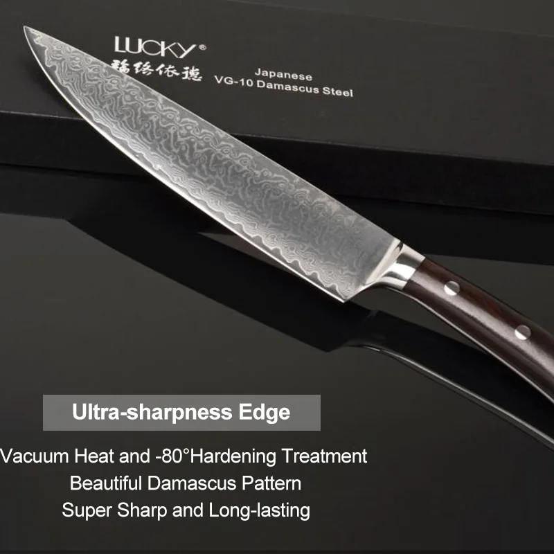 8Inch 67 Layers Japanese VG10 Damascus Steel Chef Gyuto Kitchen Knife Cooking Tool With Wood Handle