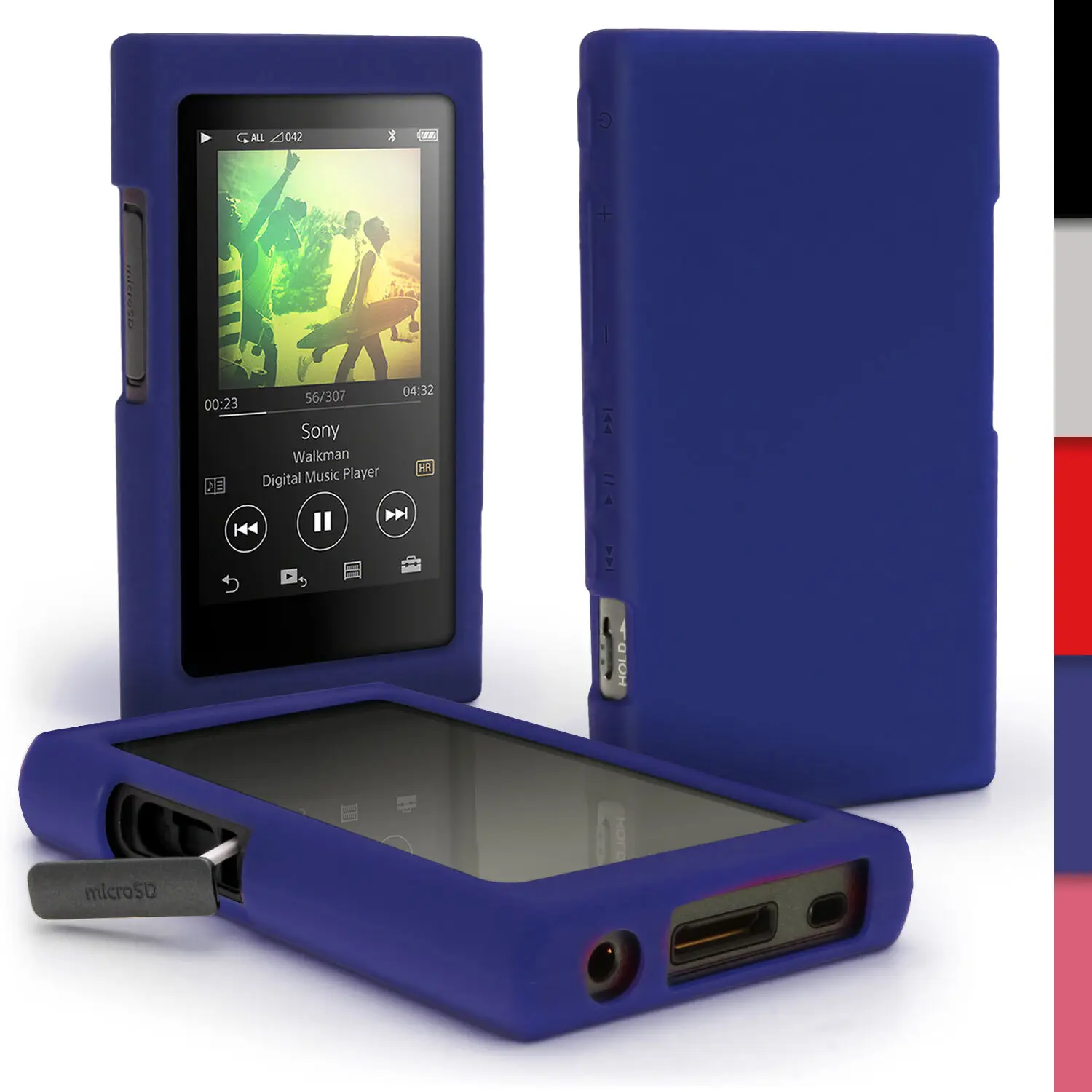 Dla Sony NW A50 A55 A56 A57 przypadku, miękki silikonowy skóra ochronna przypadku etui na Sony Walkman NW-A55HN A56HN A57HN A50 A55 A56 A57