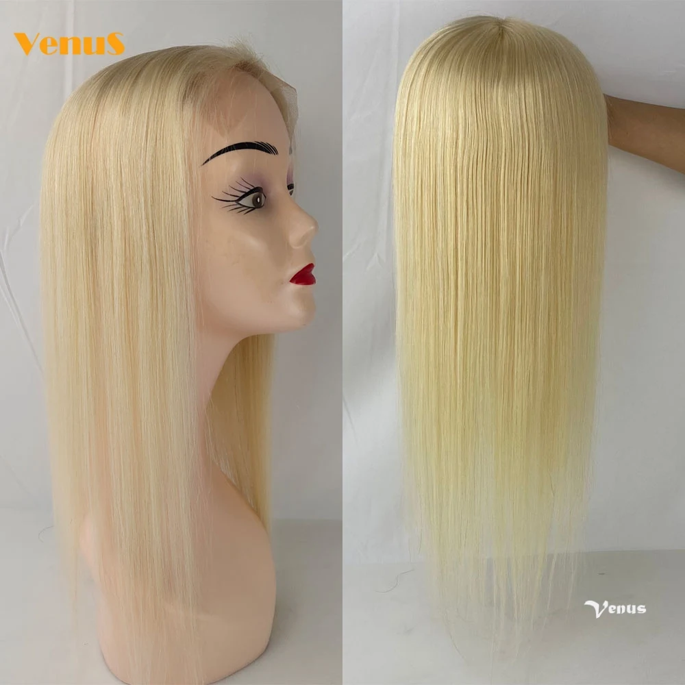 Ash Blonde #613 Lace Front Silk Top Closure 5