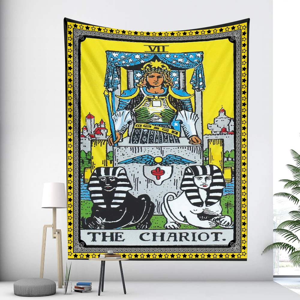 Psychedelic Scene Tarot Witchcraft Home Decor Tapestry Bohemian Bedroom Wall Decoration Mandala Background Cloth