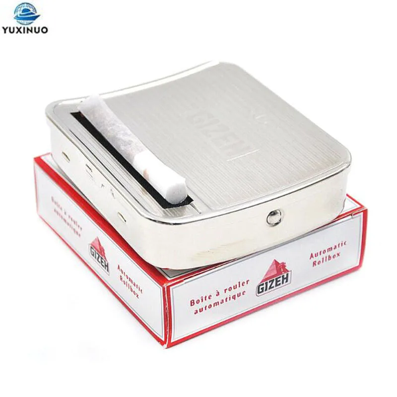 Cigarette Rolling Machine Box Case Suit for 70mm Tobacco Rolling Papers Roller Machine Metal Automatic Cigarette Maker Drop Ship