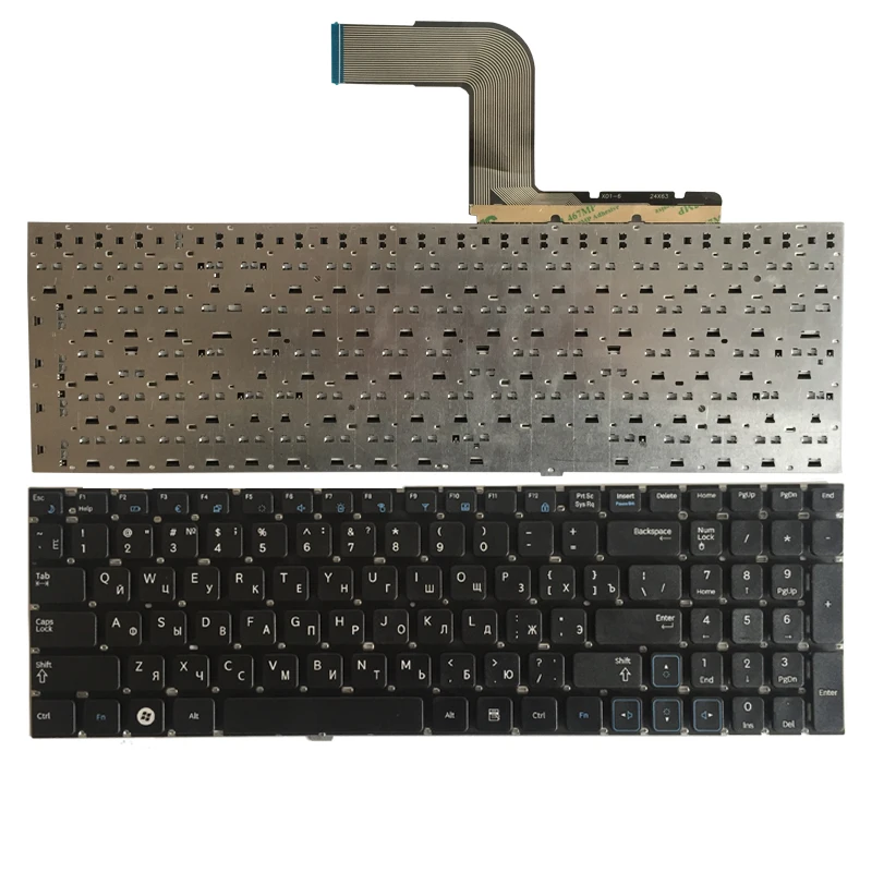 Russische Keyboard Voor Samsung RV509 RV511 NP-RV511 RV513 RV515 RV518 RV520 NP-RV520 Ru Black Laptop Toetsenbord