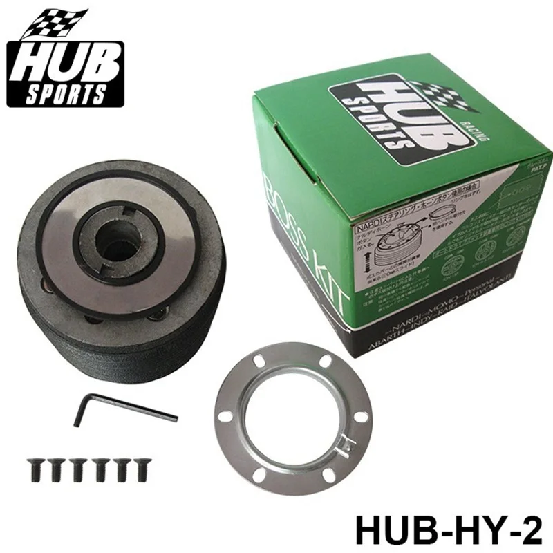 Hyundai HY-2 HUB-HY-2用の新しいjdm6ボルト穴レーシングステアリングホイールボスキットハブアダプター