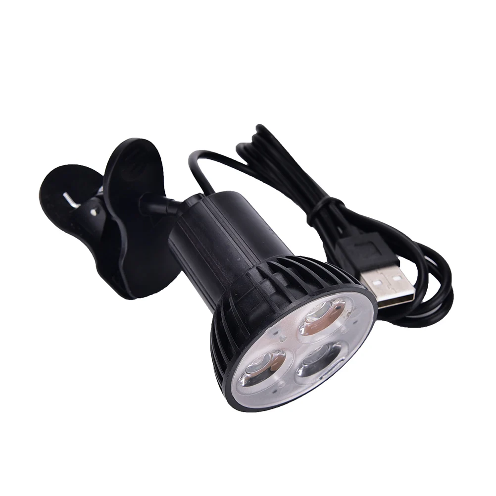 Super Bright Light USB Per Il Computer Portatile Del PC Notebook Flessibile 3 LED Clip On Libro di Luce Portatile Scrivania Lampada Da Lettura Interna illuminazione