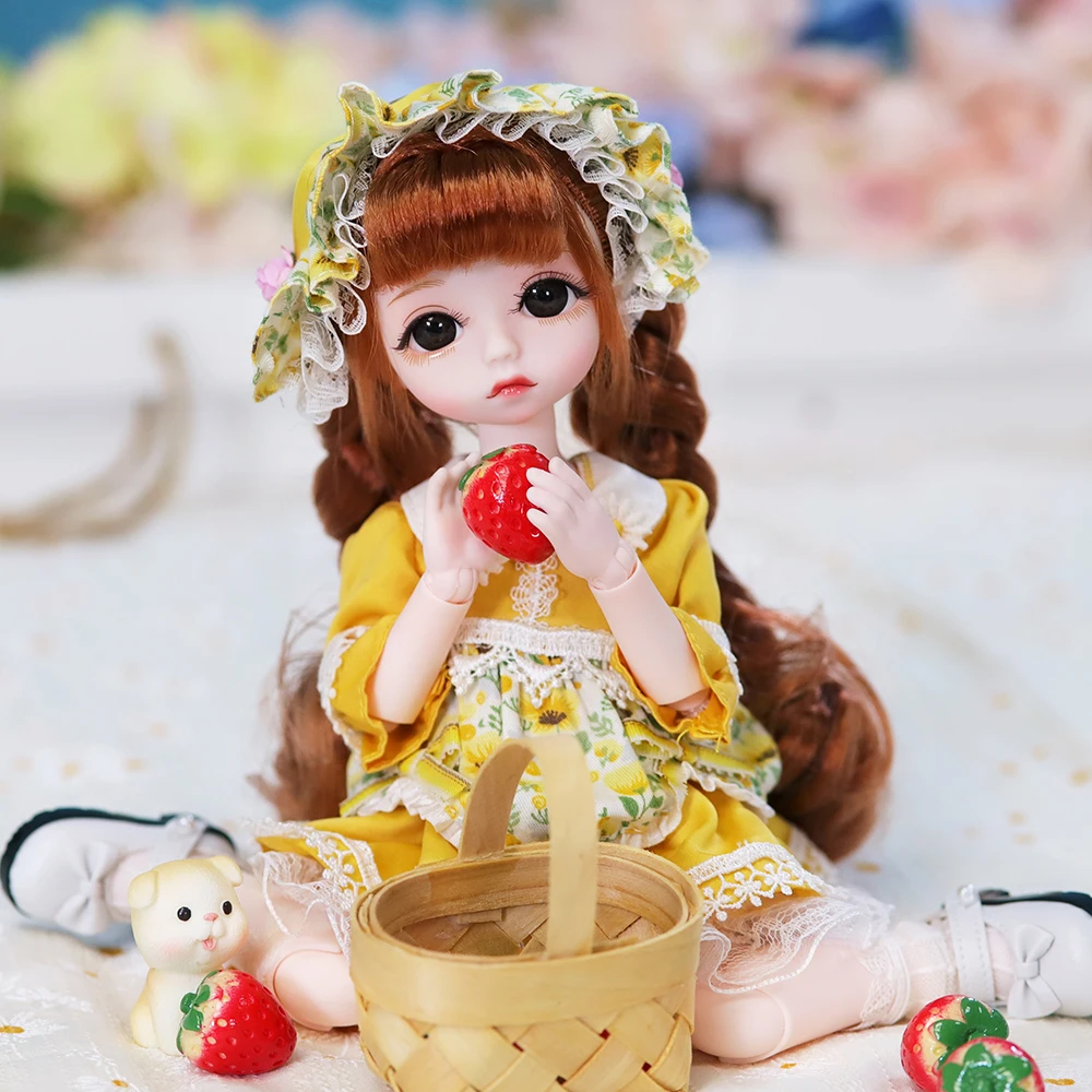 Dream Fairy 1/6 Doll 28cm Magical girls  BJD Dress Ball Jointed Dolls Full Set Including Outfits Shoes DIY Toy Gifts for Girls