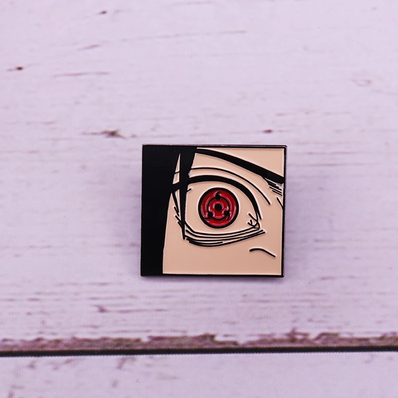 Sasuke Sharingan badge power eye evolutionr brooch japan anime accessories