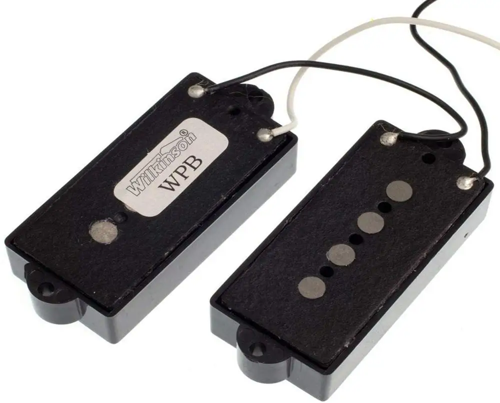 Wilkinson 4 Strings WPB AlNiCo V Bass Pickups for \'PB\' type guitars Precision (Black)