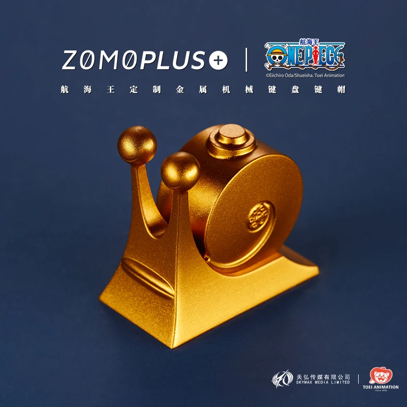 ZOMOPLUS X ONE PIECE GOLDEN DEN MUSHI llave artesanal de aluminio