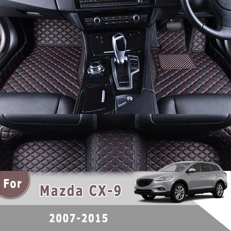 

RHD Carpets For Mazda CX-9 cx9 2015 2014 2013 2012 2011 2010 2009 2008 2007 (7 seats) Car Floor Mats Auto Interior Accessories