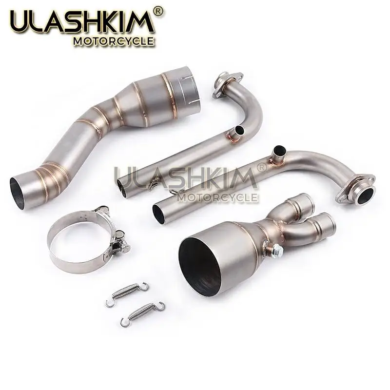 For Yamaha Tmax500 Tmax530 Tmax T-Max 500 530 2017 2018 Motorcycle Full System Exhaust Escape Pipe Modified Middle Link Pipe