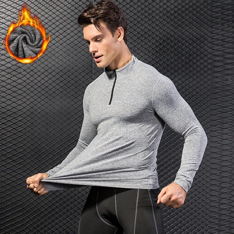 Warm Stretch Thermal Clothing for Men Thermal Underwear Winter Long Johns Men Sports Compression Underwear Thermo Fleece Shirt