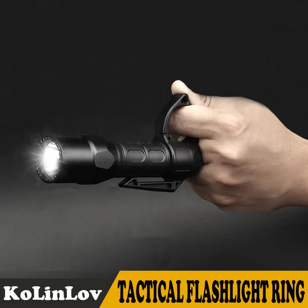 Tactical Flashlight Ring Adapter Multi-model Tactical Flashlights for Paintball Hunting Militar Accessories