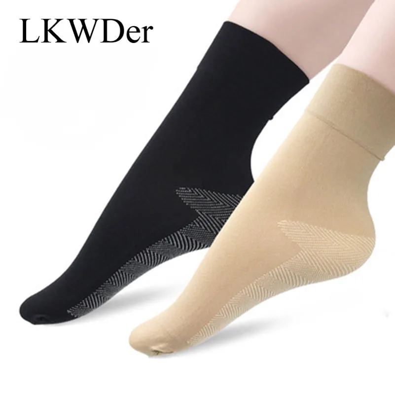 

LKWDer 5 Pairs Women's Autumn And Winter Goose Down Plus Cotton Bottom Short Tube Socks Thick Anti-Hook Female Sock Calcetines