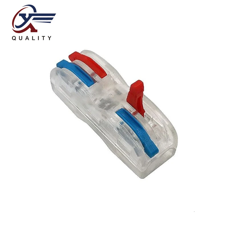 

30/50/100PCS Pin-222 Electrical Wiring Terminal Household Wire Connectors Fast Terminals For Connection Of Wires Lamps SPL-2