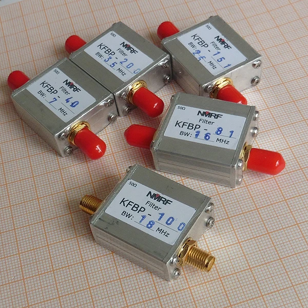 30-300MHz customizable band pass filter, SMA interface