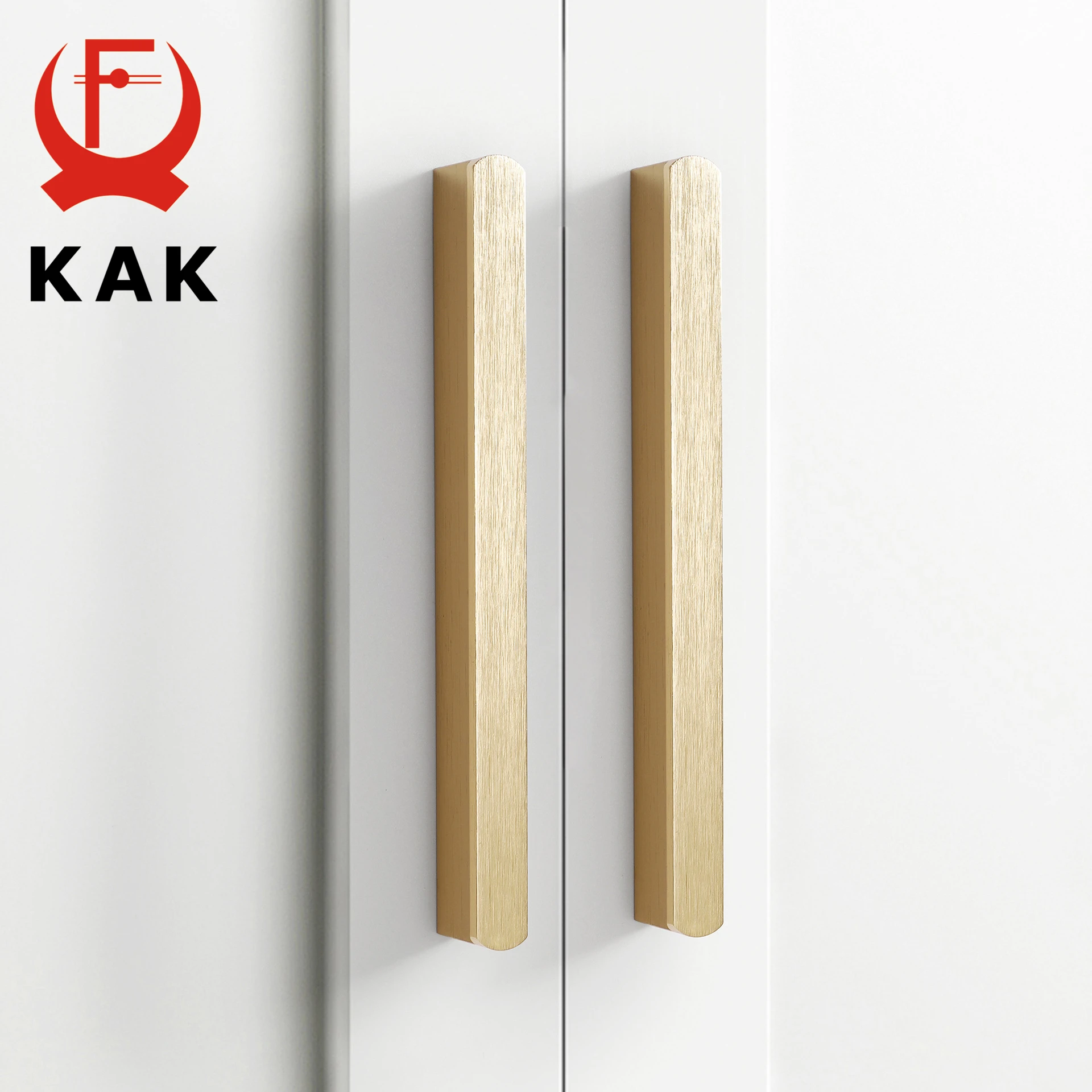 Kak Mode Zwarte Lange Meubels Handgrepen Aluminium Goud Keuken Handle Kast Portiergrepen Ladeknoppen Meubelen Hardware